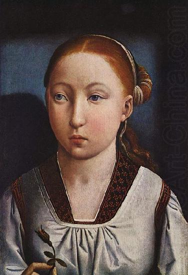 Juan de Flandes Portrait of an Infanta (possibly Catherine of Aragon) oil painting picture